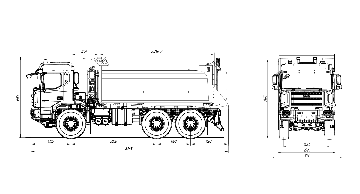 S32A50 / 3800 / 16R20 / кузов «В-Трейлер»