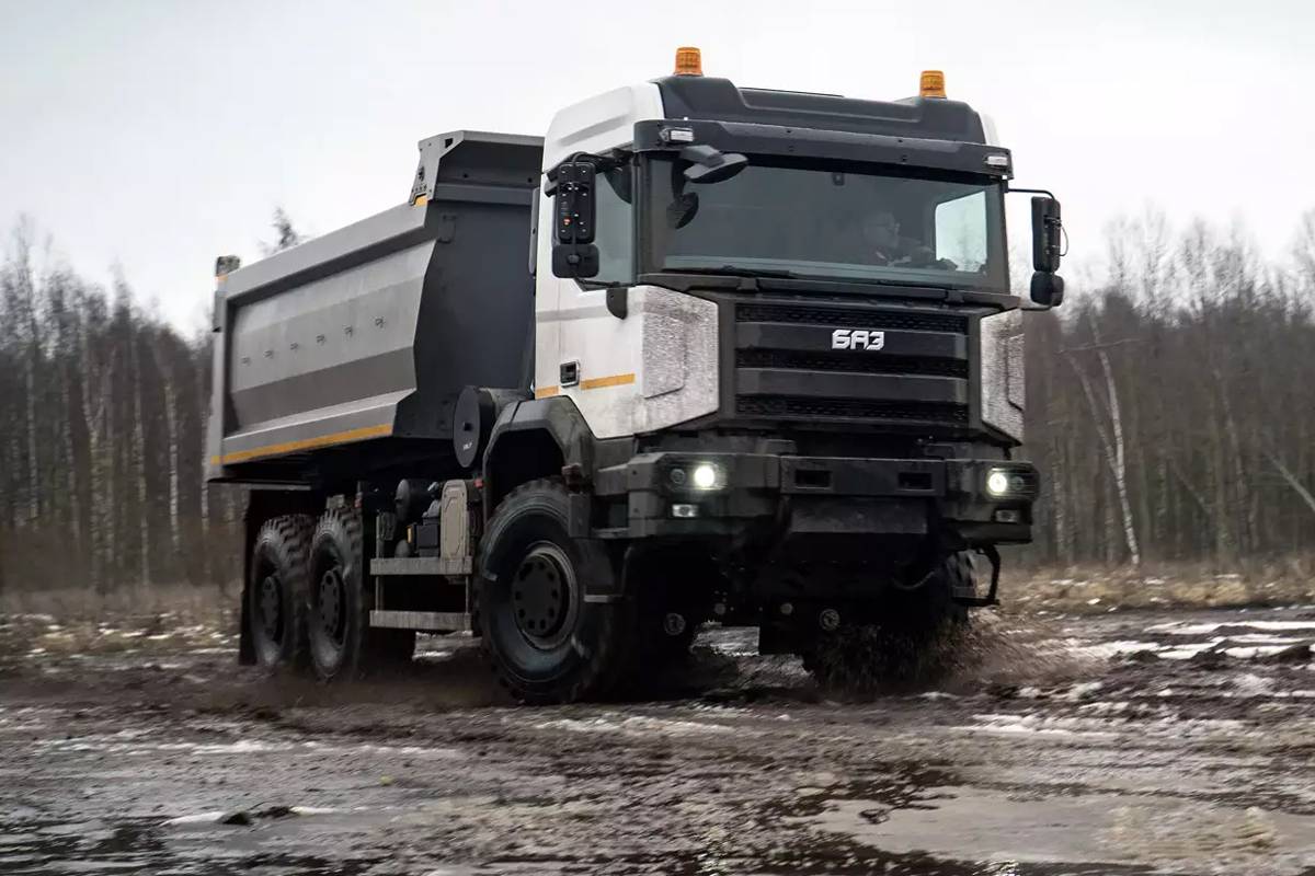 Полноприводные грузовики БАЗ получили официальный статус в ЕАЭС